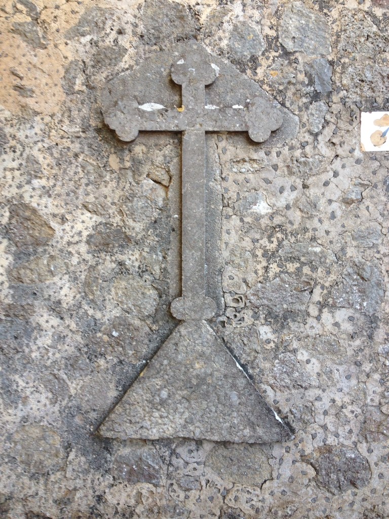 Detail an der Aussenmauer