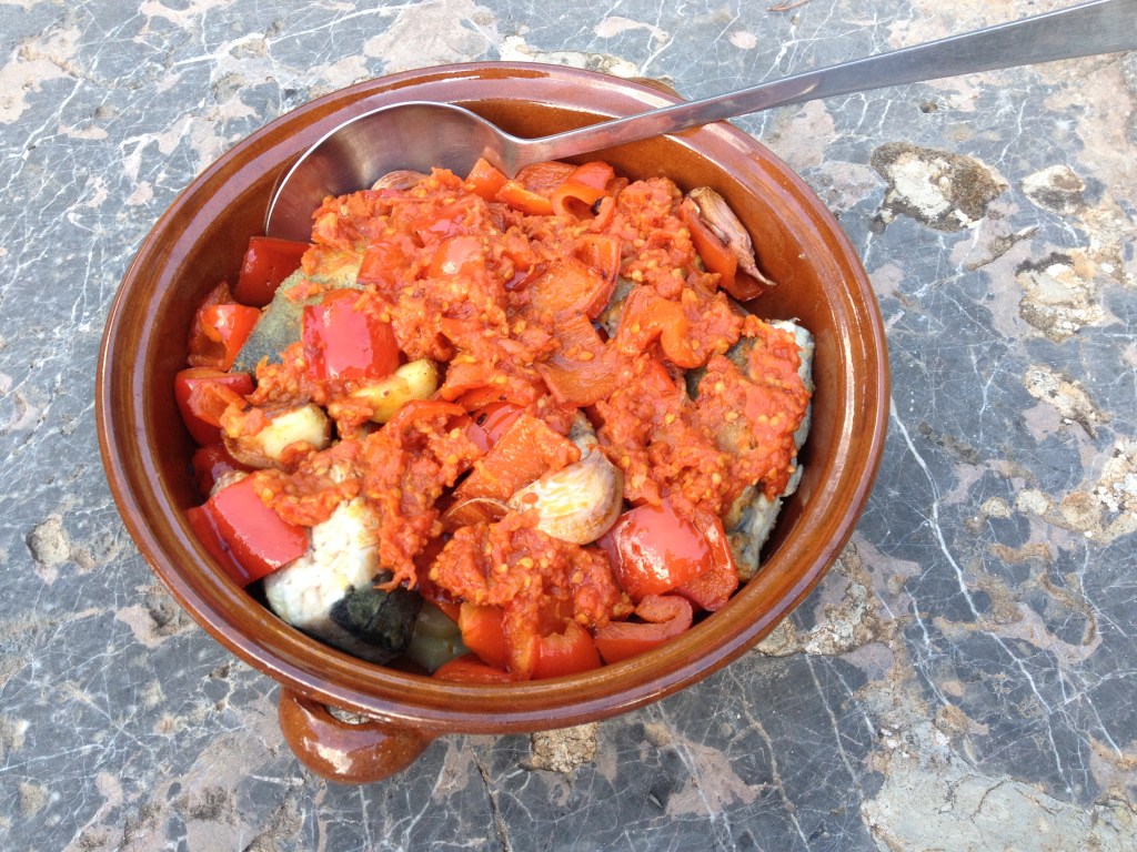 Makrele oder Hering mit Paprika