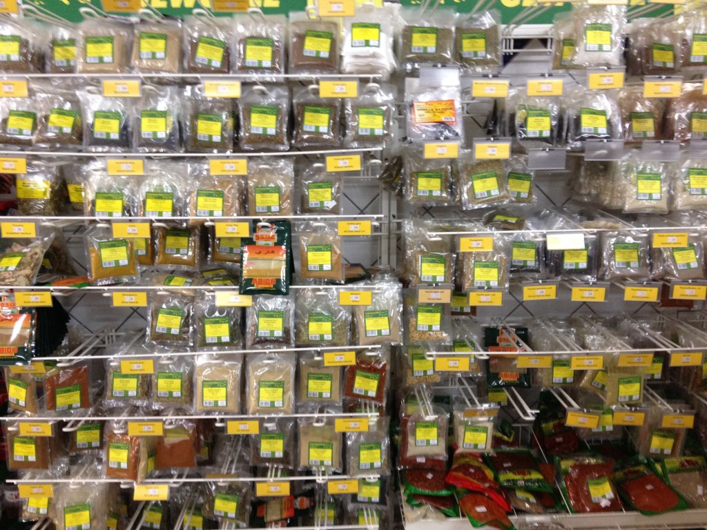 Die Gewürzauswahl ist eines der Highlights des Marktes