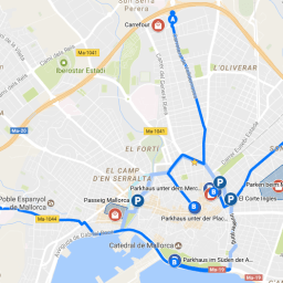 Palma de Mallorca mit dem Auto