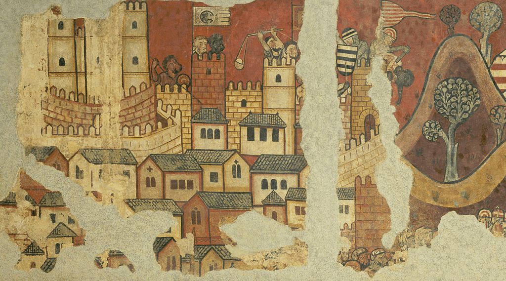 Wandbild - Belagerung der Stadt Palma 2