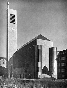 1934 ca - Josef Klarwein Kirche am Hohenzollernplatz