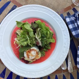 Chèvre Chaud – Ziegenkäse mit Salat