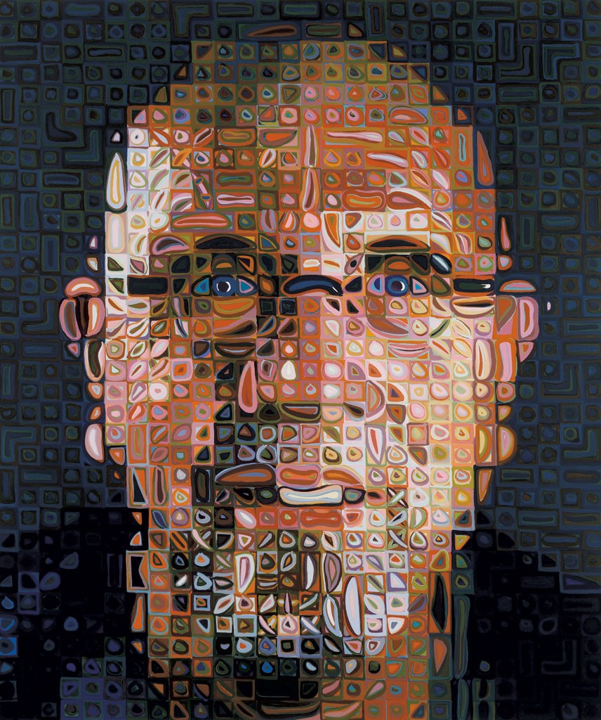 Chuck Close Self Portrait Silkscreen 2012