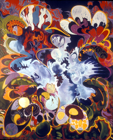 Isaac Abrams Cosmic Orchid 1967