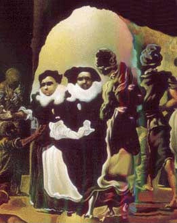 Salvador Dali Slave Market with the Disappearing Bust of Voltaire 1940