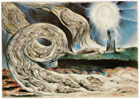 William Blake Illustration zu Dantes Göttliche Komödie 1826