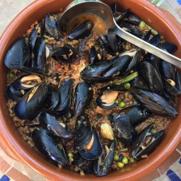 Mallorquinischer Arros Brut – zwischen Suppe und Paella