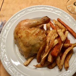 Fritten von Wurzelgemüse